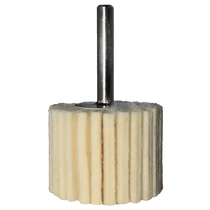 Csapos polírozókerék filc lamellákkal , különböző méretekben