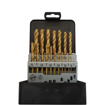 HSS-GS TIN 19 részes köszörült fémfúró készlet