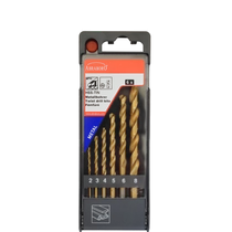 HSS-GS TIN 6 részes köszörült  fémfúró készlet