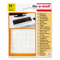 Műanyag zajelnyelő és csúszásgátló ütköző 50 db D-8 mm