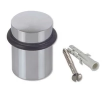 Rozsdamentes ajtóütköző, 35x44 mm