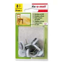 Szegezhető csúsztatófilc készlet, D-20 mm, 8 db