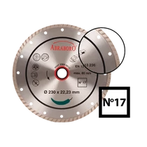 No. 17 Turbo gyémánttárcsa különböző méretekben