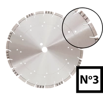 No. 3 Gyémánttárcsa különböző méretekben