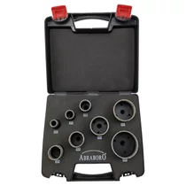 Csempe és kerámiafúró, 8 részes készlet, M 14 szárral