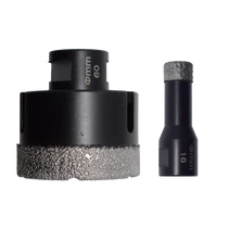 Csempe és kerámiafúró gyémántbevonattal, M14 különböző méretekben